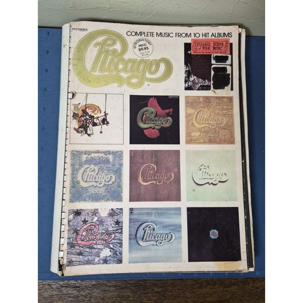 Chicago: Complete Music From 10 Hit Albums Book Vintage 1977